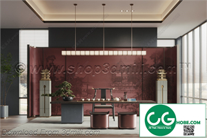 Tea Room 79 3D Model